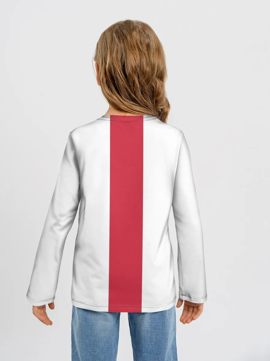 Детский лонгслив / Сборная Польша