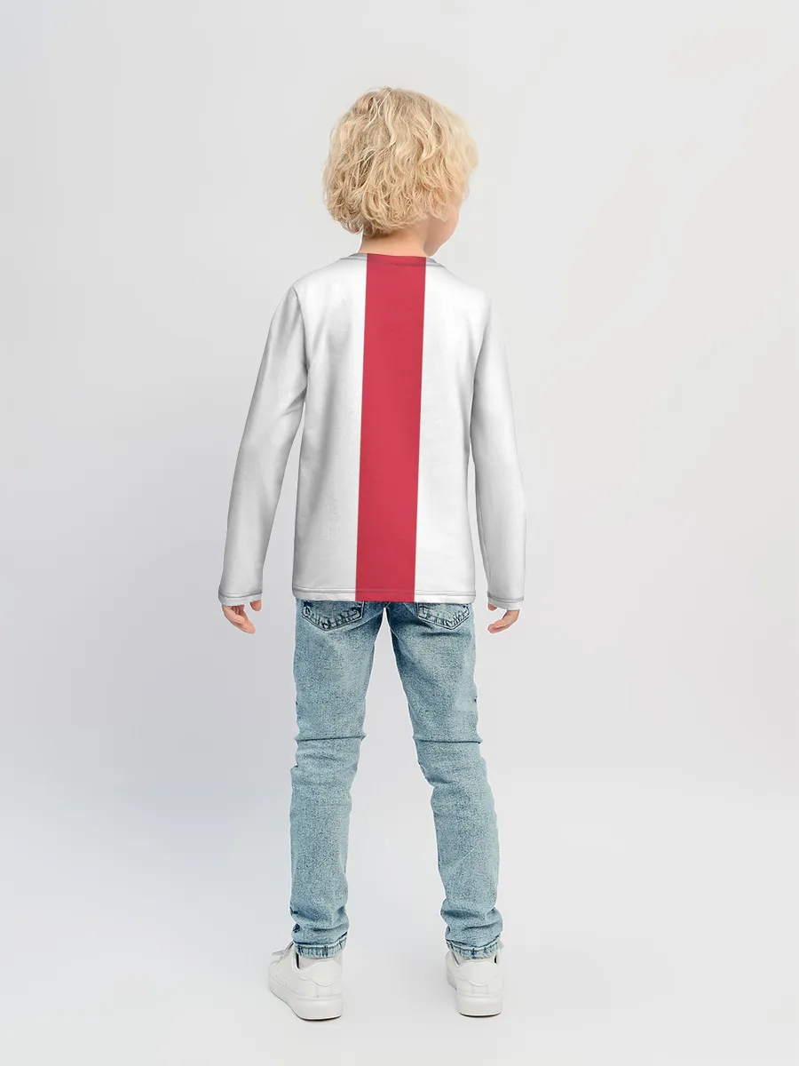 Детский лонгслив / Сборная Польша