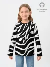 Детский лонгслив / Зебра