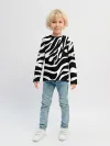Детский лонгслив / Зебра