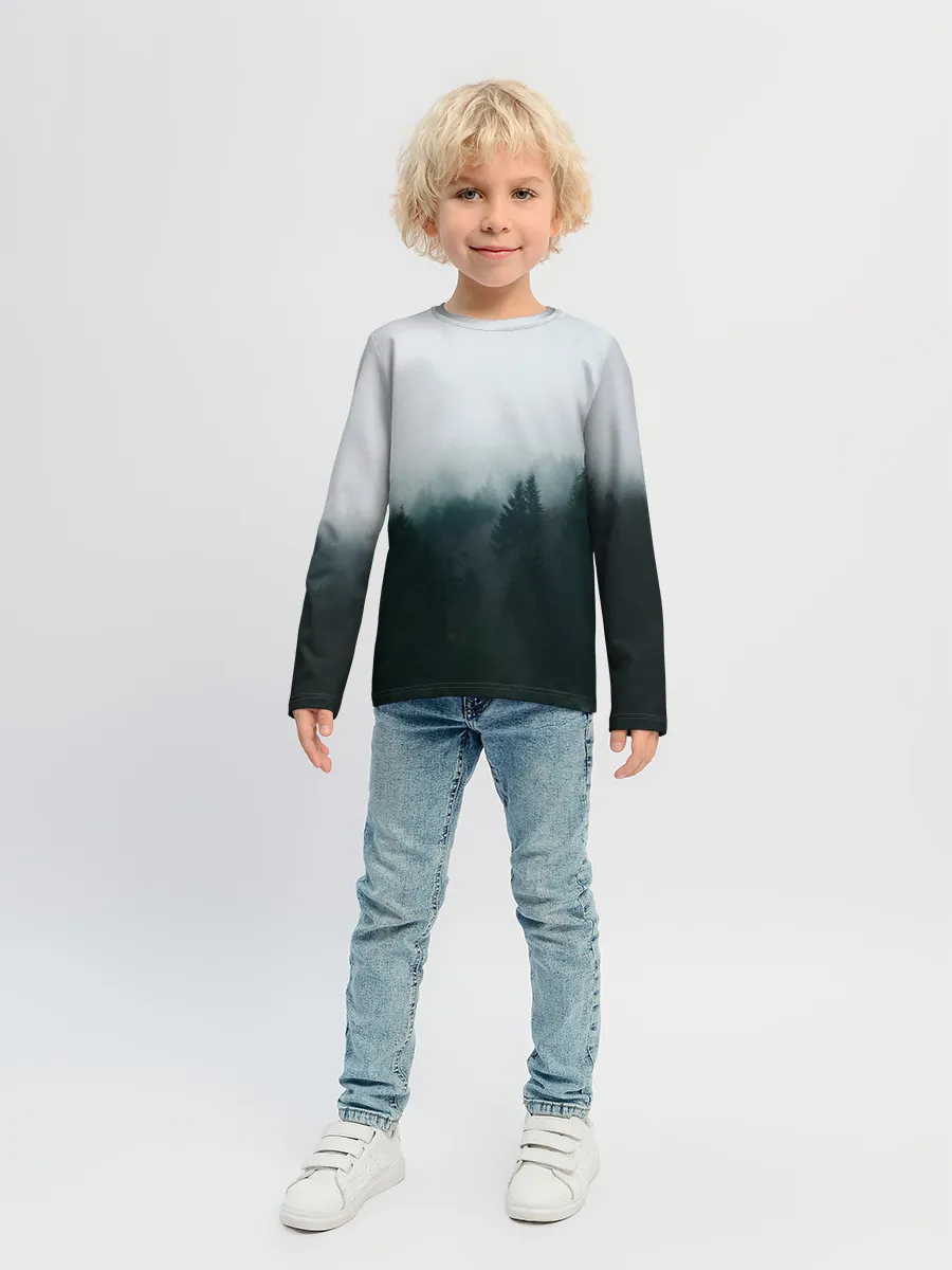 Детский лонгслив / Лес
