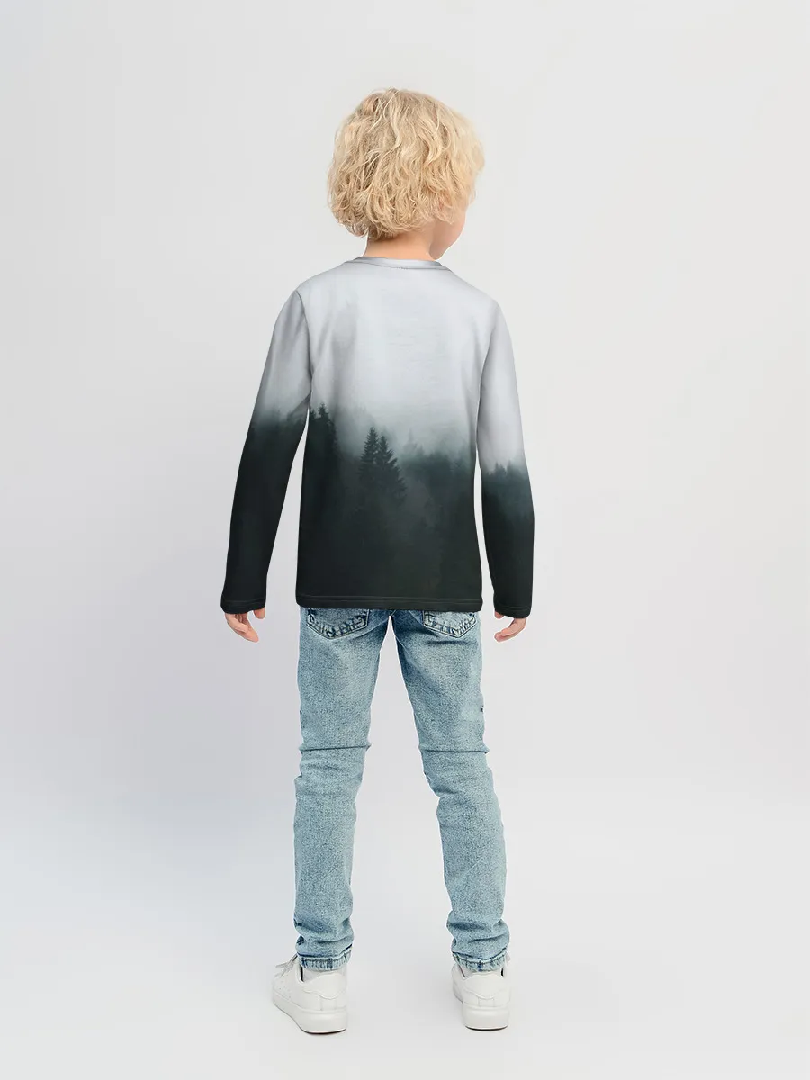 Детский лонгслив / Лес