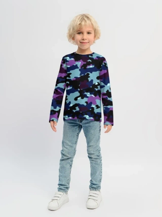 Детский лонгслив / Камуфляж