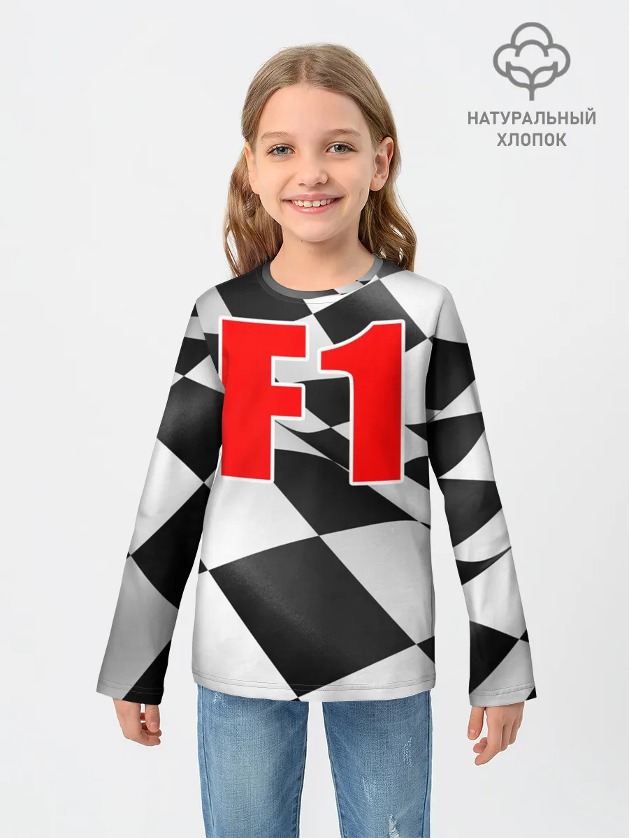 Детский лонгслив / Формула 1