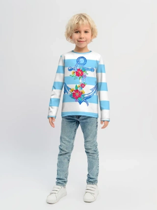 Детский лонгслив / Якорь
