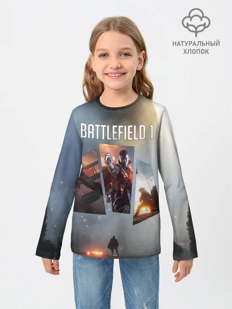 Детский лонгслив / Battlefield 1
