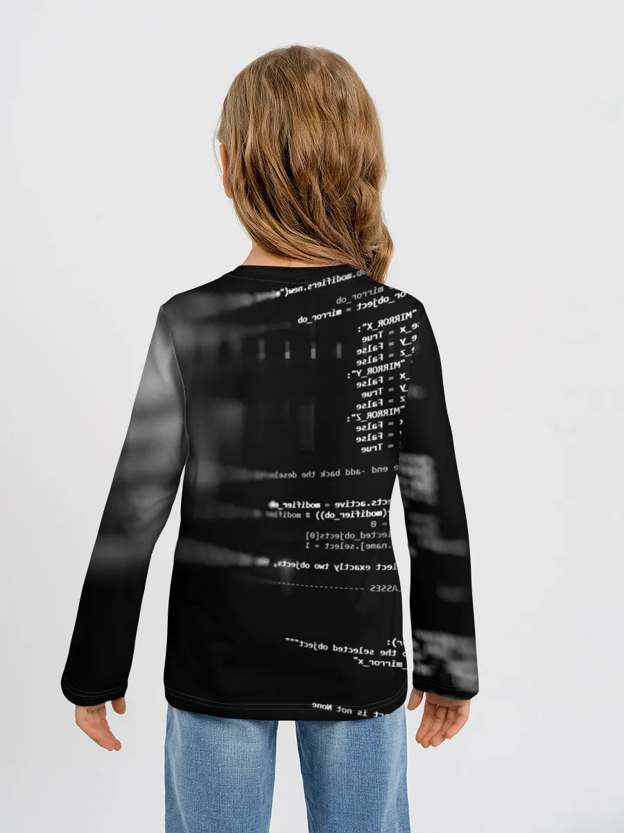 Детский лонгслив / Wath dogs 2 Хакер