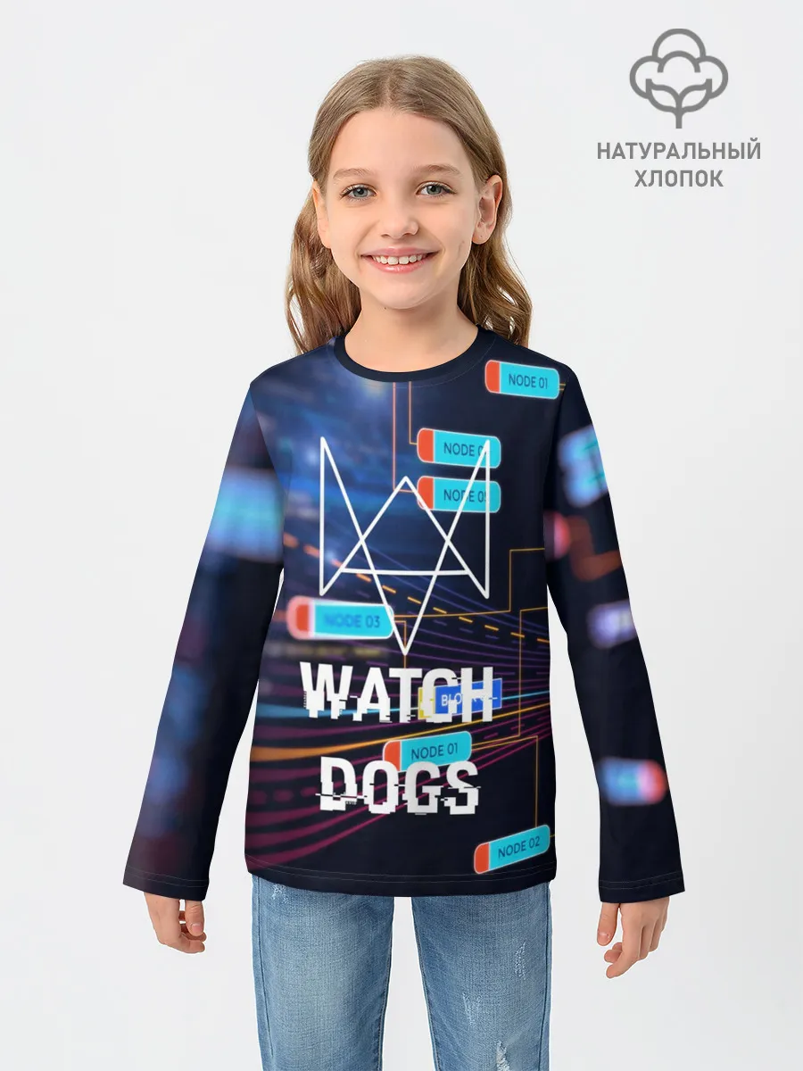 Детский лонгслив / Watch Dogs