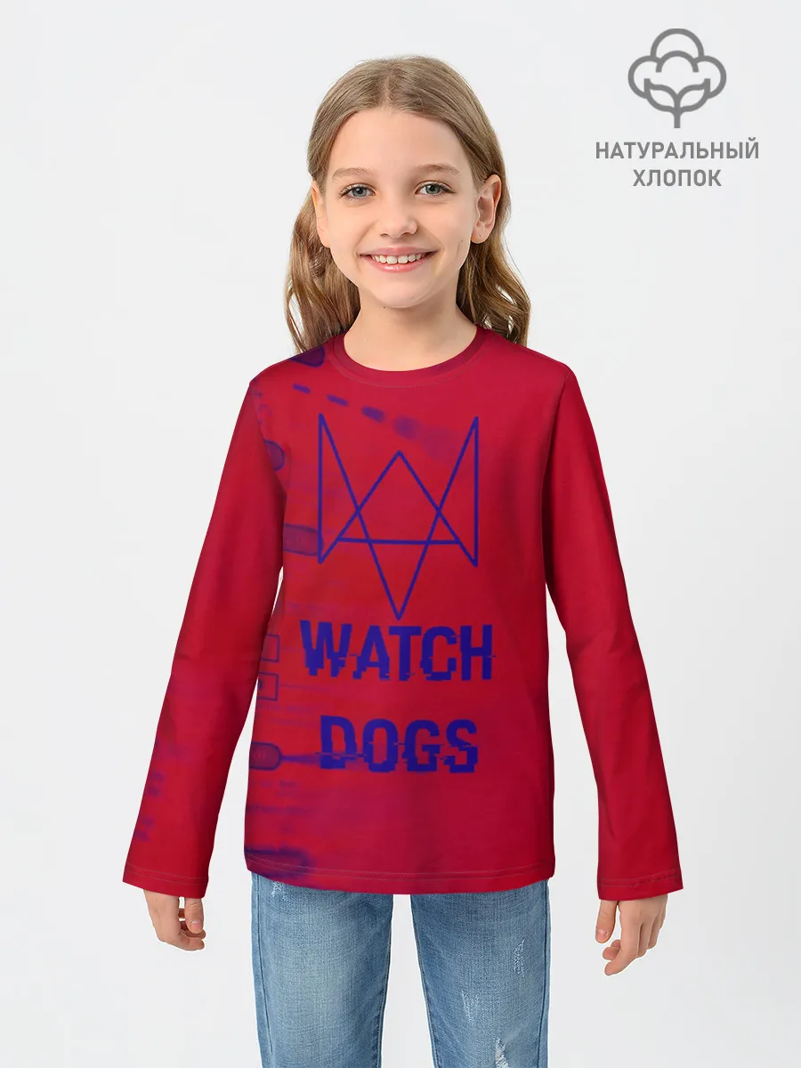 Детский лонгслив / Watch Dogs hacker collection