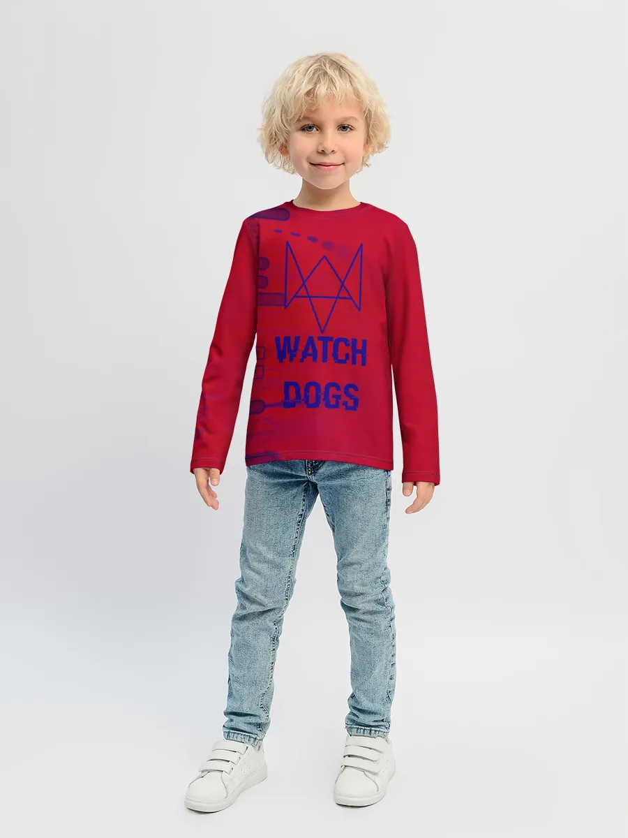 Детский лонгслив / Watch Dogs hacker collection