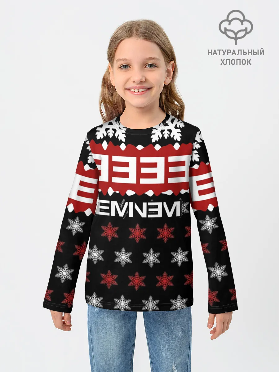 Детский лонгслив / Праздничный Eminem