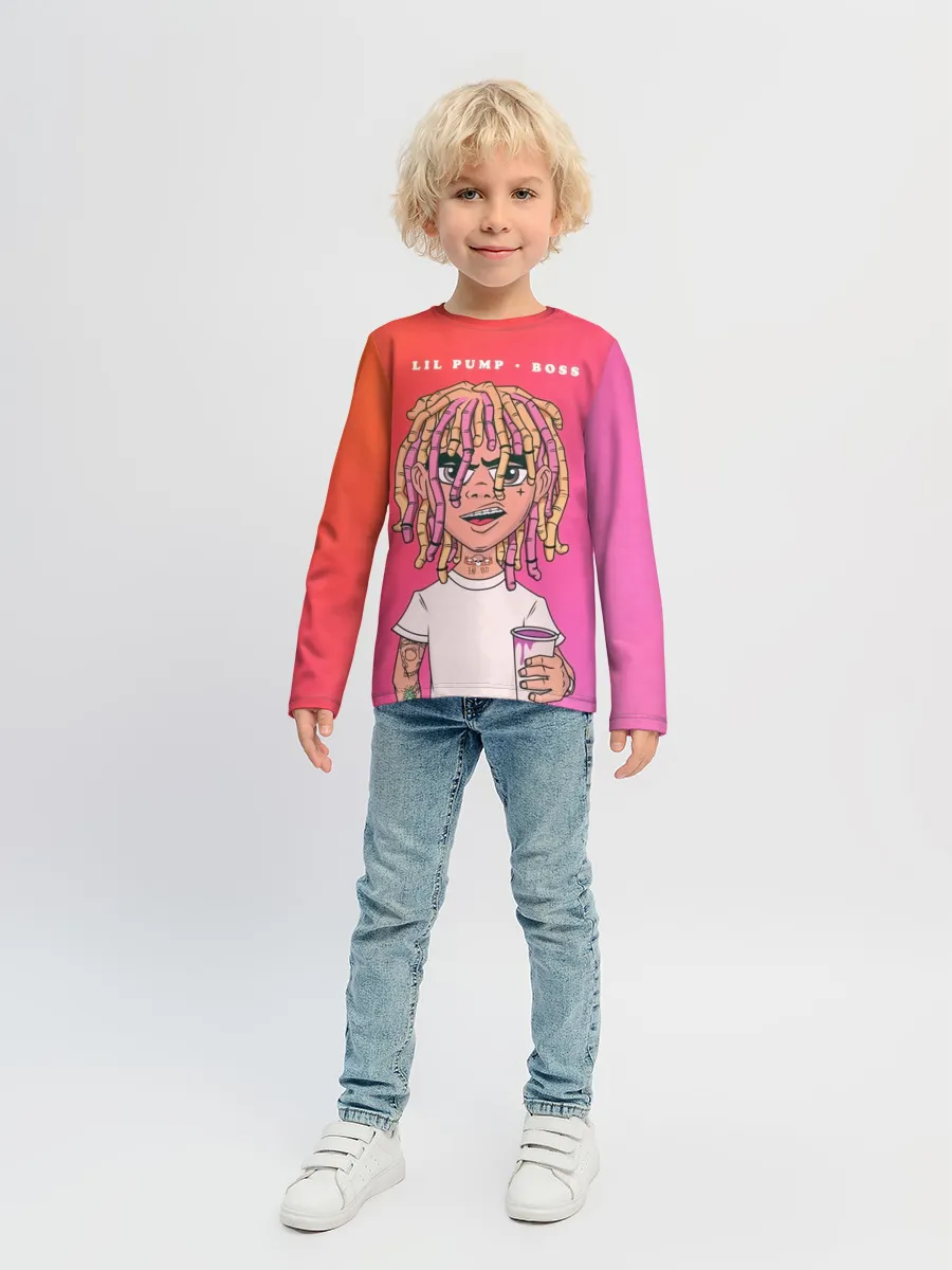 Детский лонгслив / Lil Pump Boss