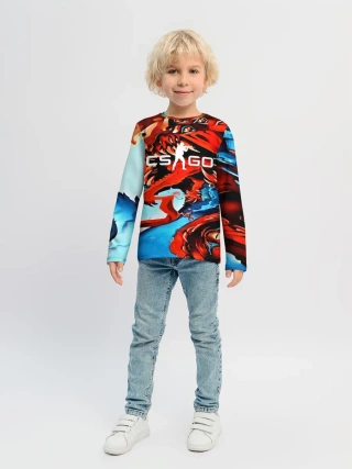 Детский лонгслив / CS GO Hyper Beast