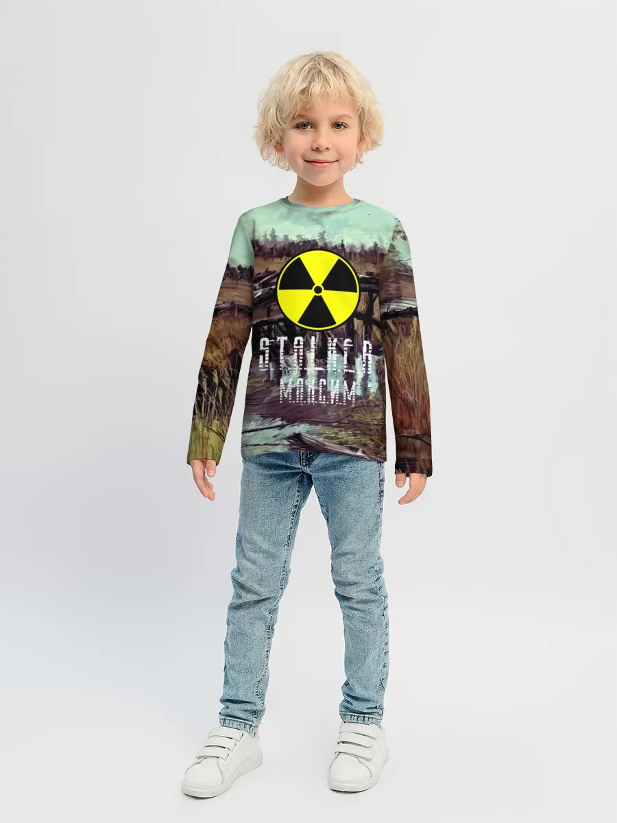 Детский лонгслив / S.T.A.L.K.E.R МАКСИМ