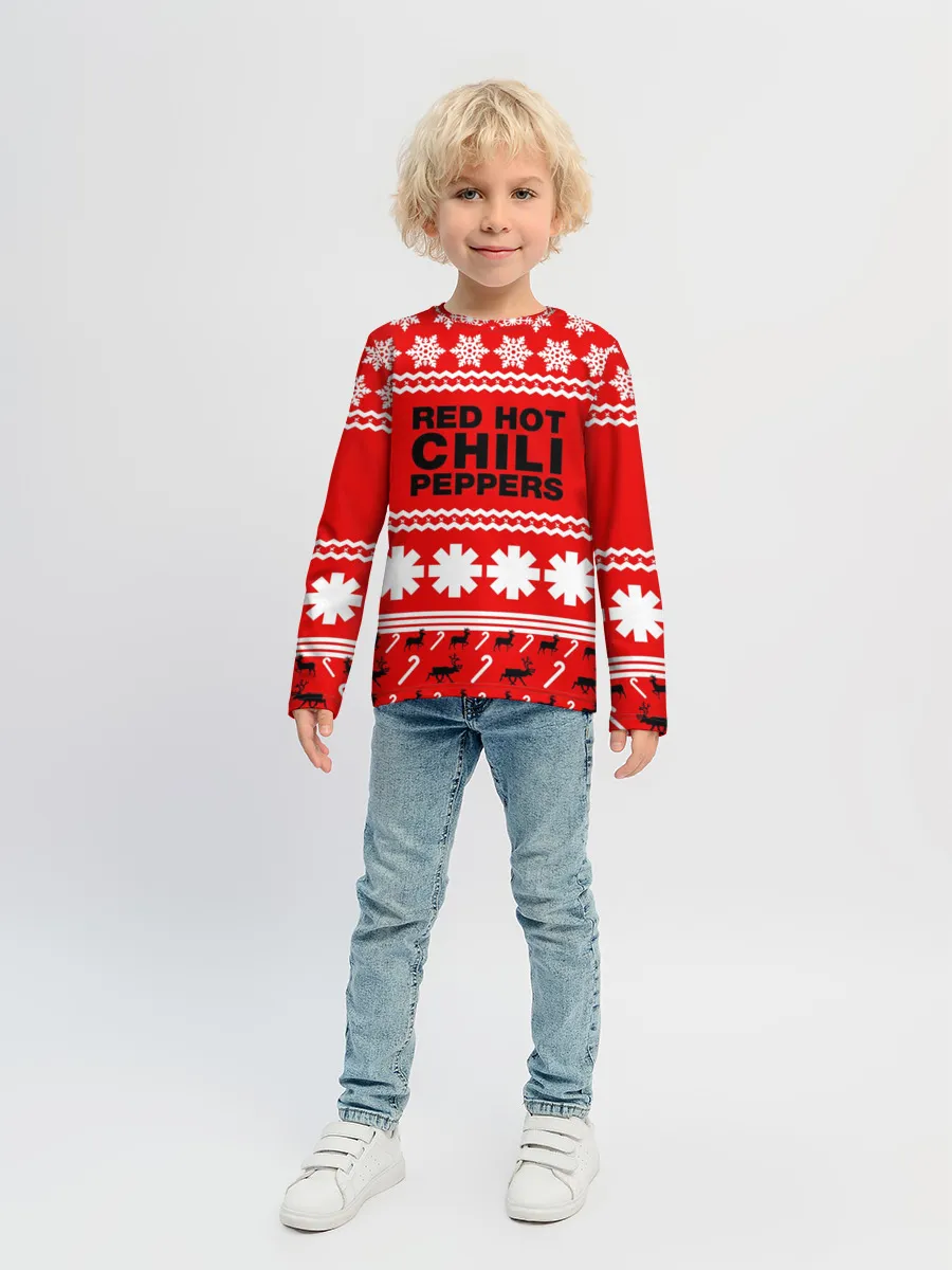 Детский лонгслив / Праздничный RHCP