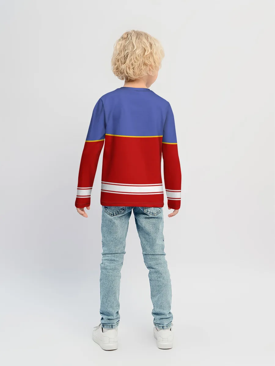 Детский лонгслив / Хоккеист Даня