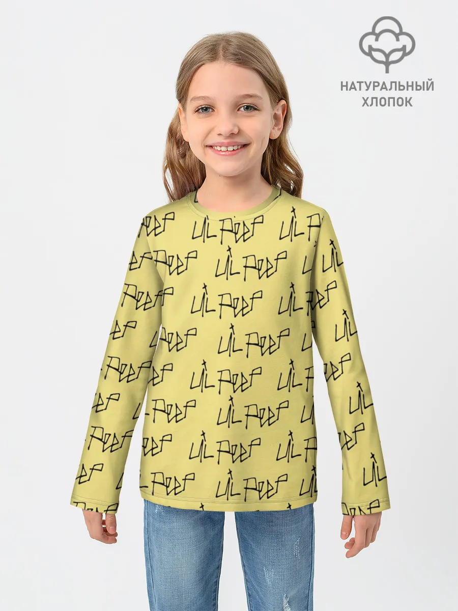 Детский лонгслив / LiL PEEP Pattern