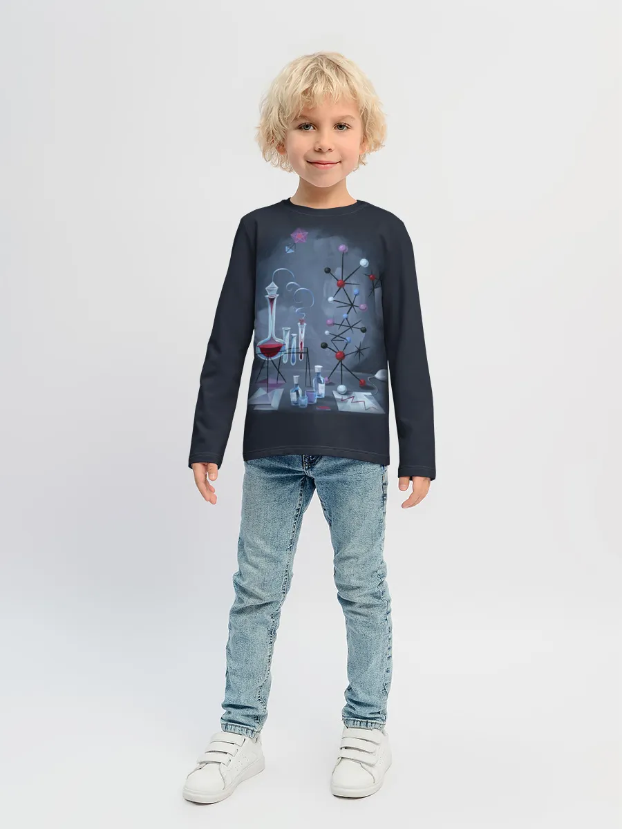 Детский лонгслив / Химик