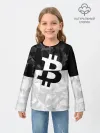 Детский лонгслив / BITCOIN Black Collection