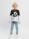 Детский лонгслив / BITCOIN Black Collection