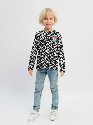 Детский лонгслив / YNWA с логотипом