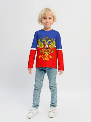 Детский лонгслив / Хоккеист Иван
