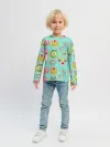 Детский лонгслив / Яркие монстрики