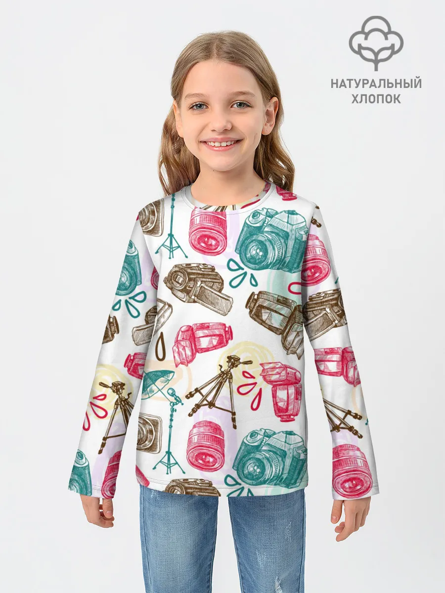 Детский лонгслив / Блогер