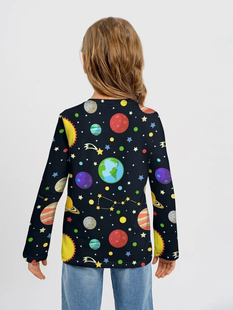 Детский лонгслив / Солнечная система