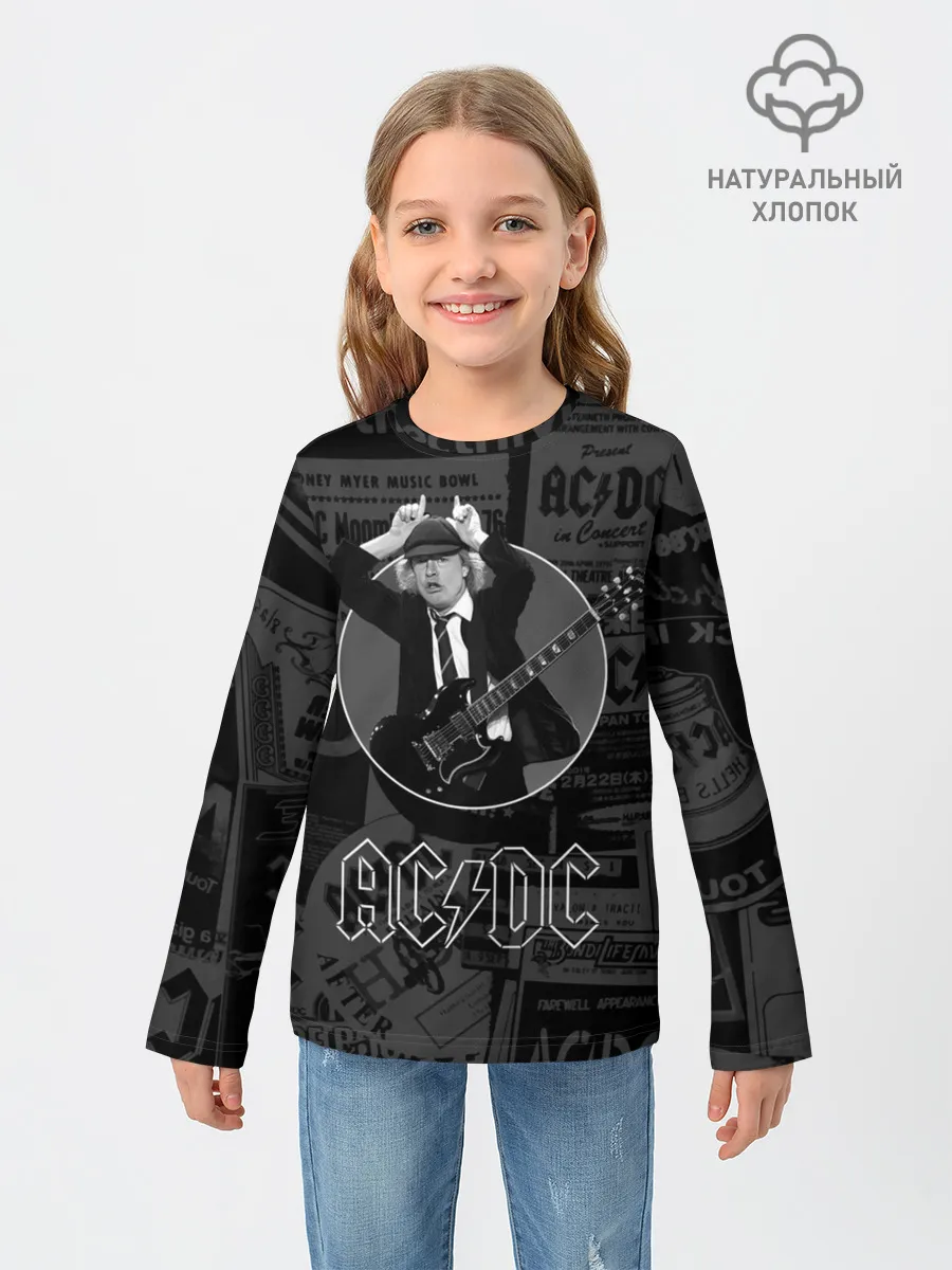 Детский лонгслив / AC/DC