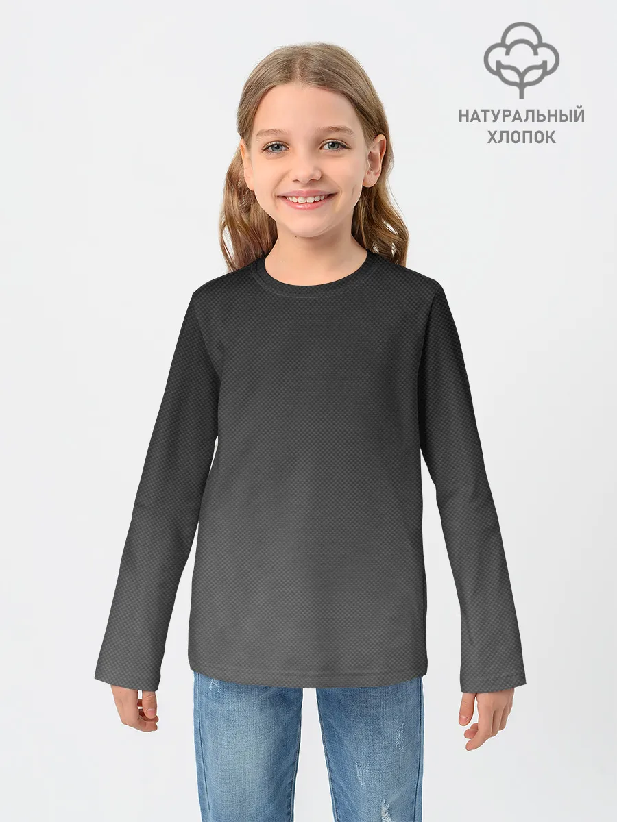 Детский лонгслив / Carbon-3