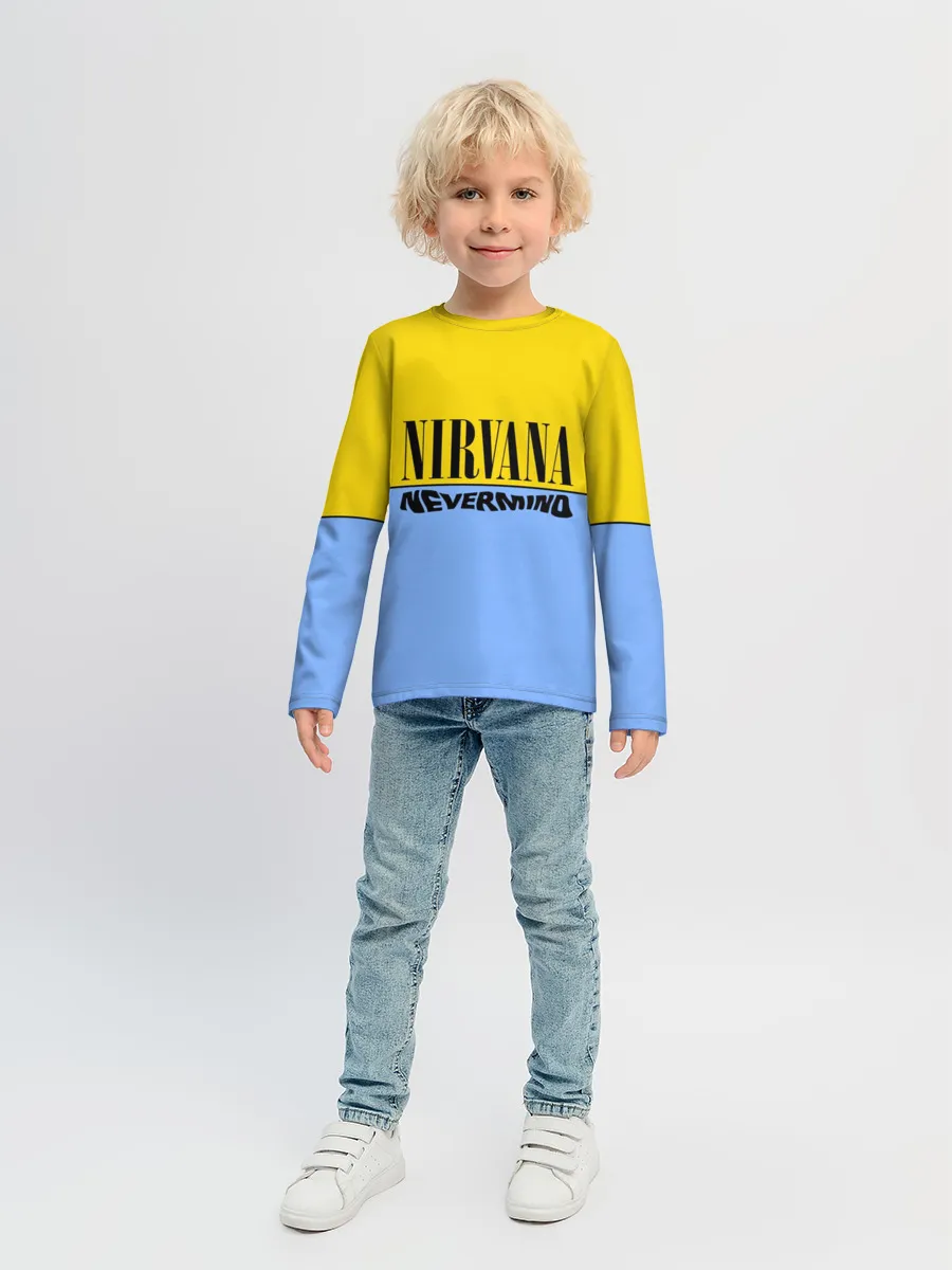 Детский лонгслив / Nirvana nevermino
