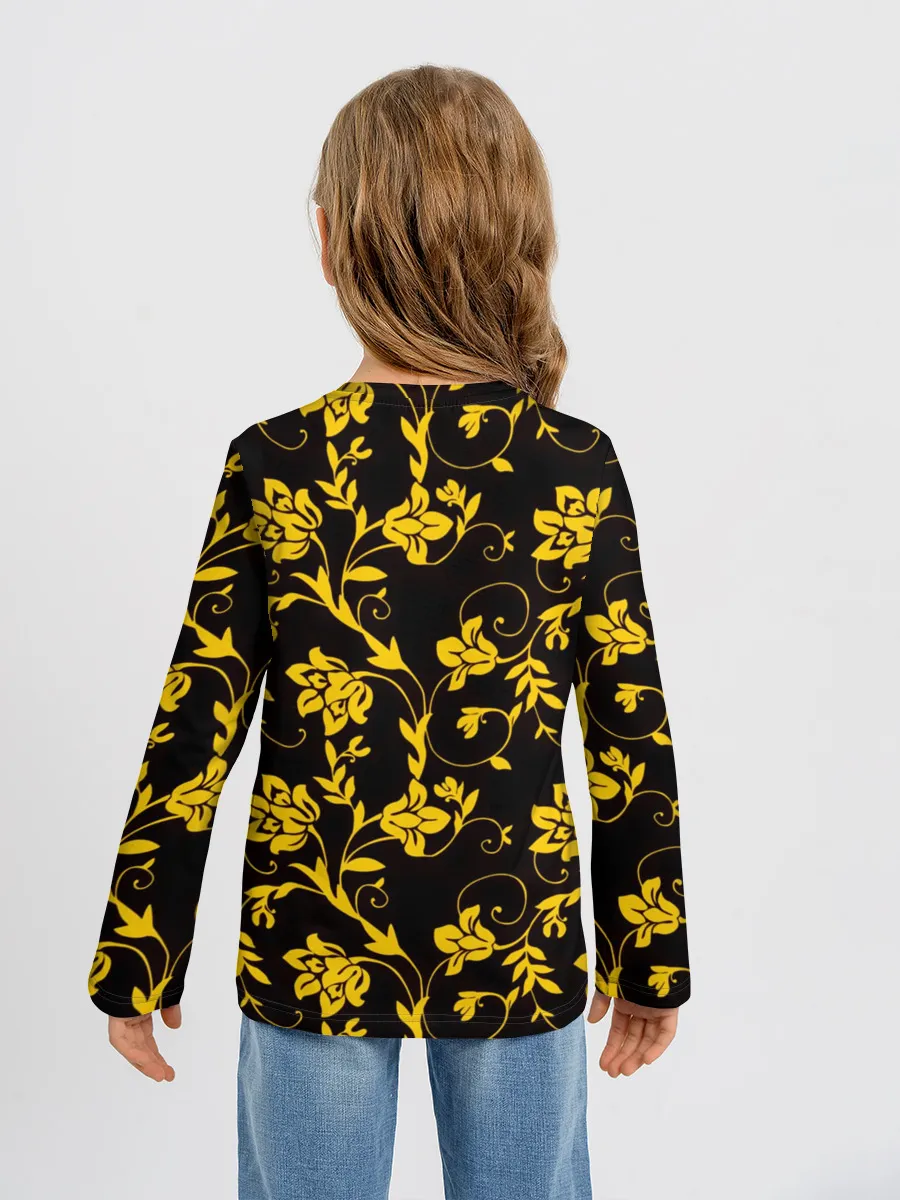 Детский лонгслив / Nirvana узоры