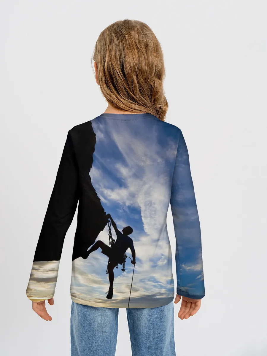 Детский лонгслив / climbing