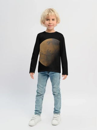 Детский лонгслив / Марс