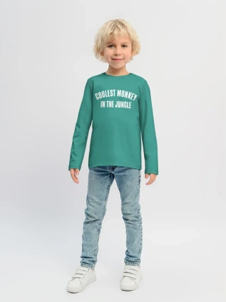Детский лонгслив / Coolest monkey in the jungle