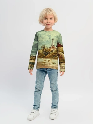 Детский лонгслив / Старинный город