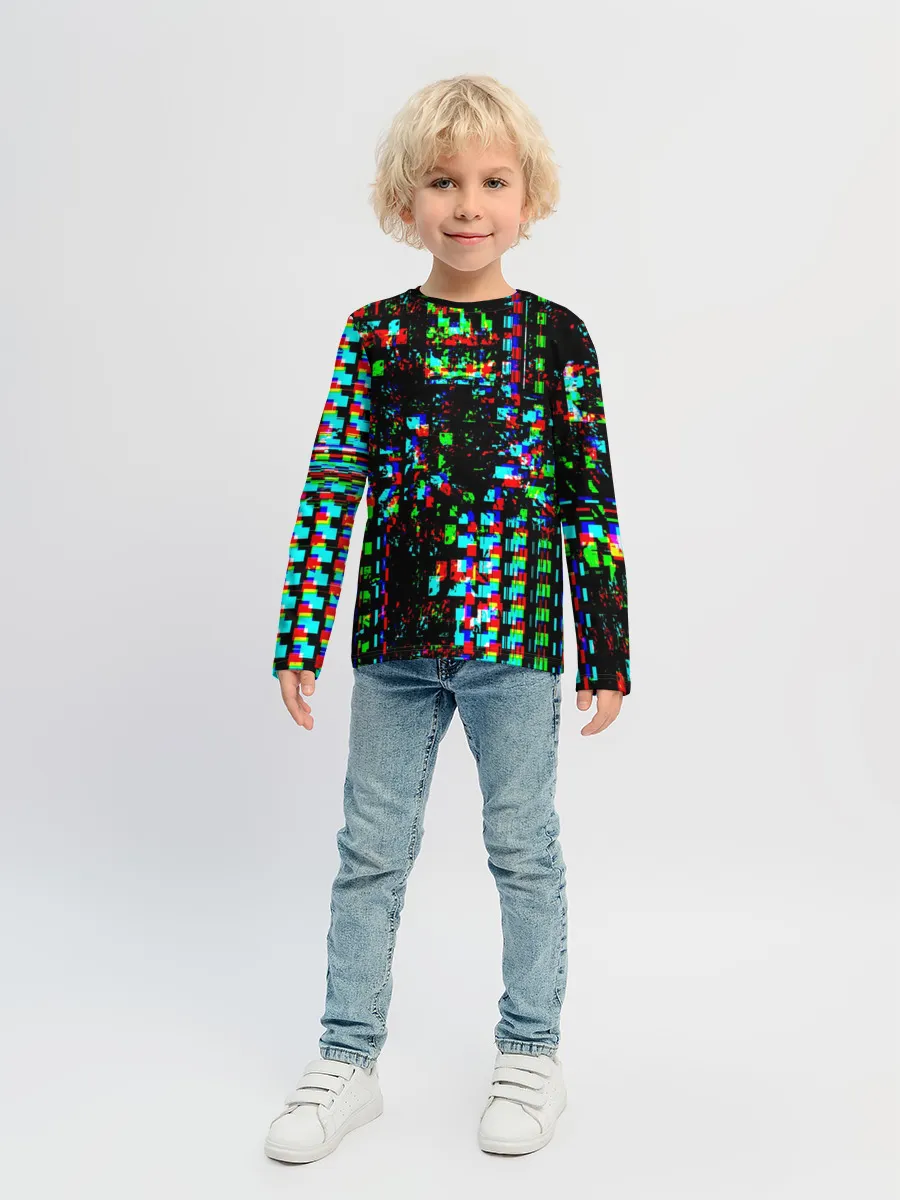 Детский лонгслив / Optical abstract
