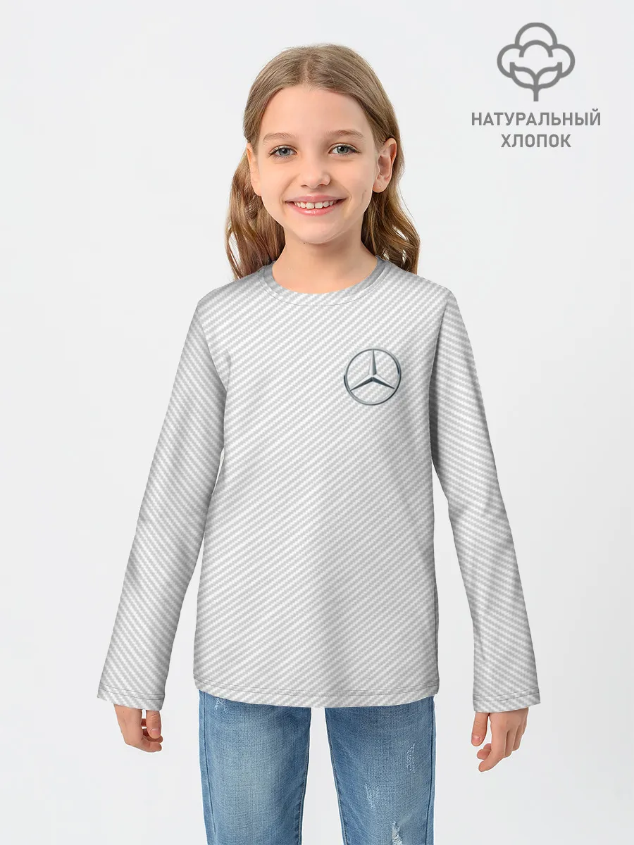 Детский лонгслив / MERCEDES BENZ CARBON