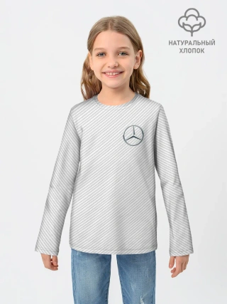 Детский лонгслив / MERCEDES BENZ CARBON