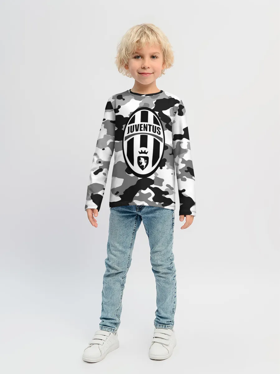 Детский лонгслив / FC Juventus Camouflage