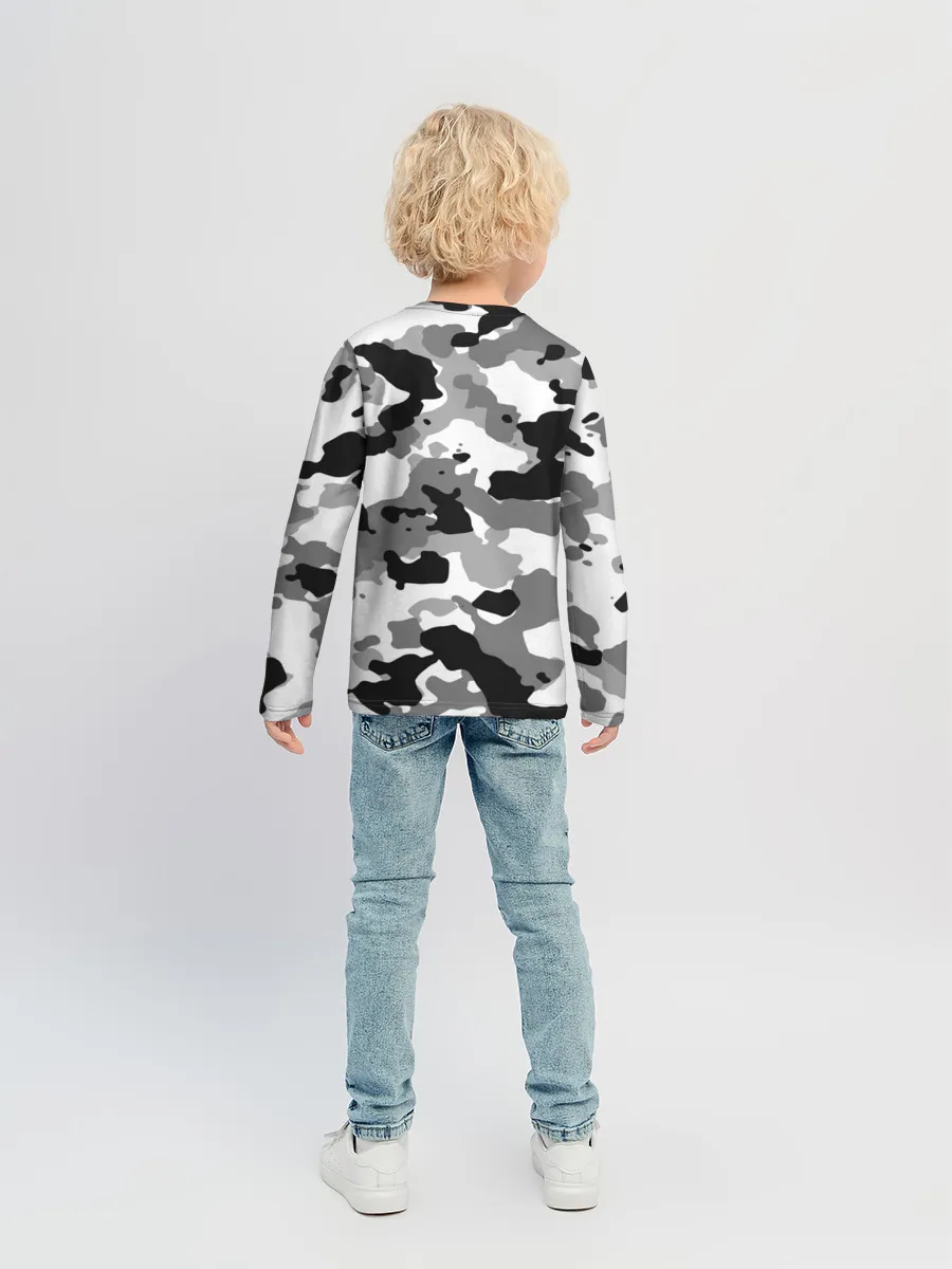 Детский лонгслив / FC Juventus Camouflage