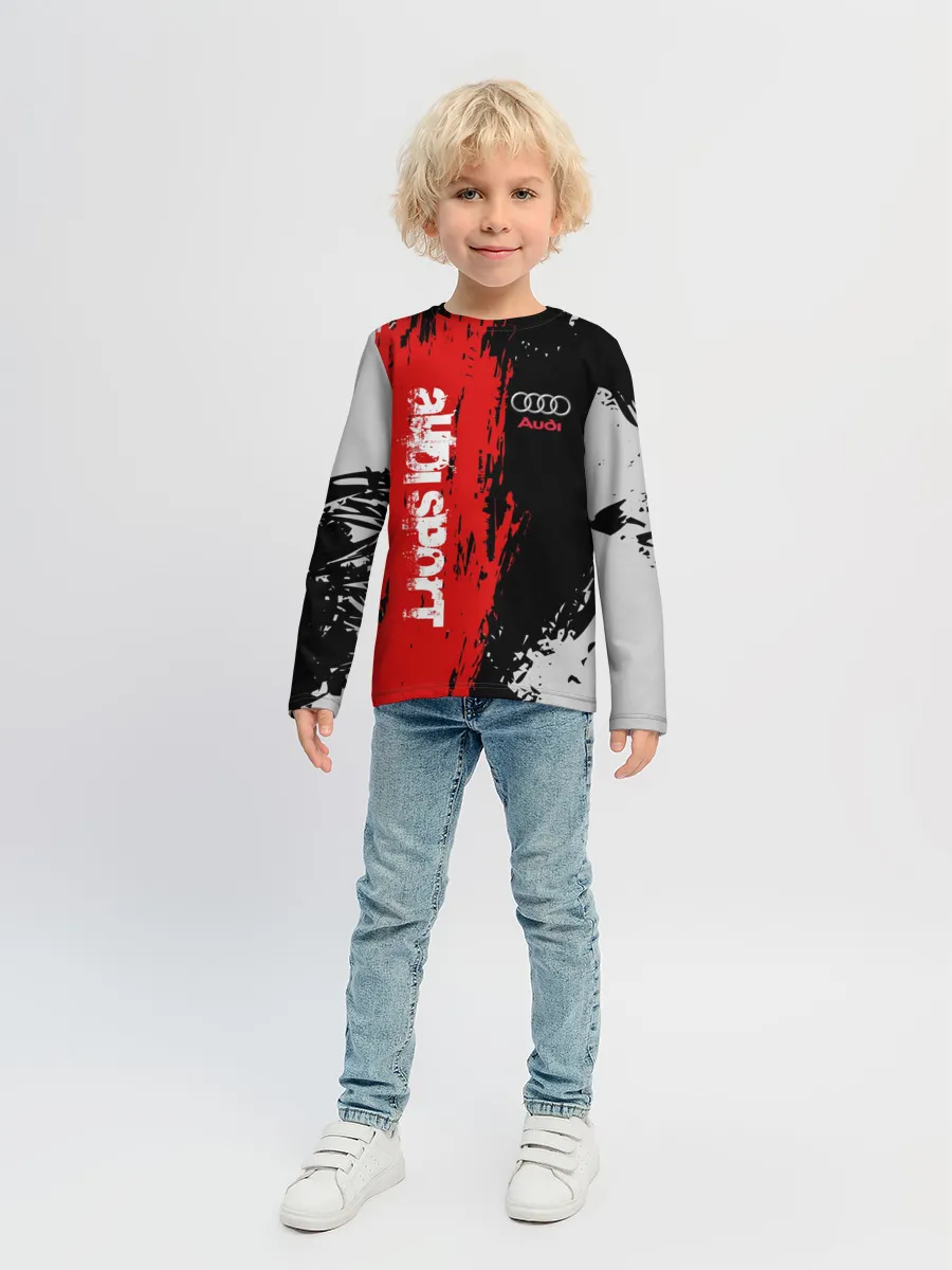 Детский лонгслив / AUDI SPORT / АУДИ СПОРТ