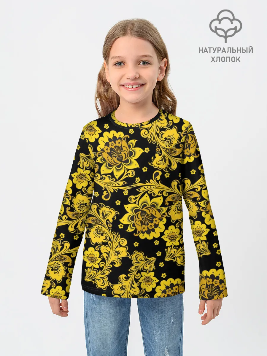 Детский лонгслив / Хохлома