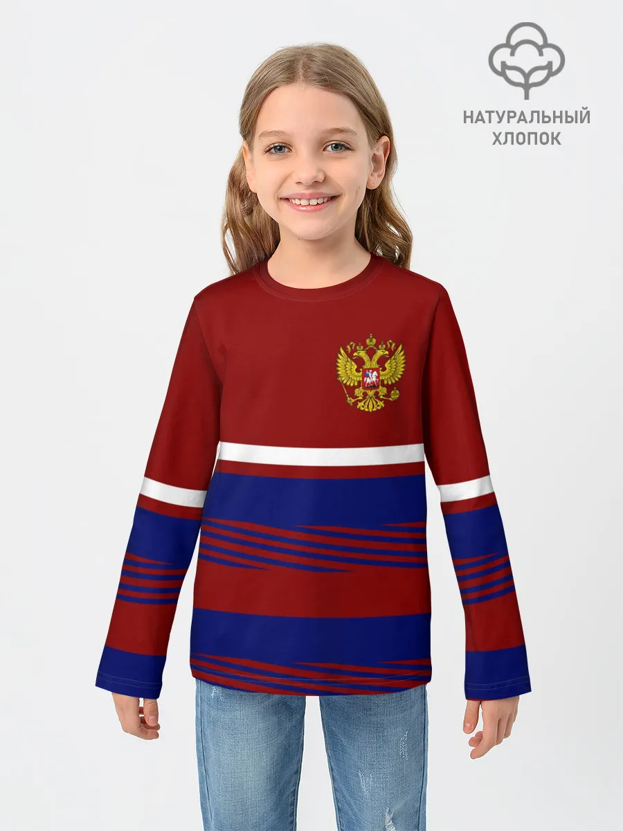 Детский лонгслив / Герб РФ