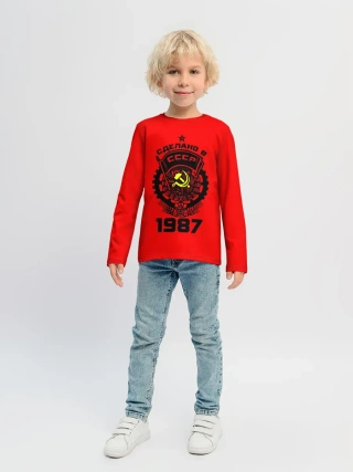 Детский лонгслив / Сделано в СССР 1987