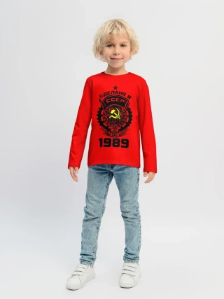 Детский лонгслив / Сделано в СССР 1989