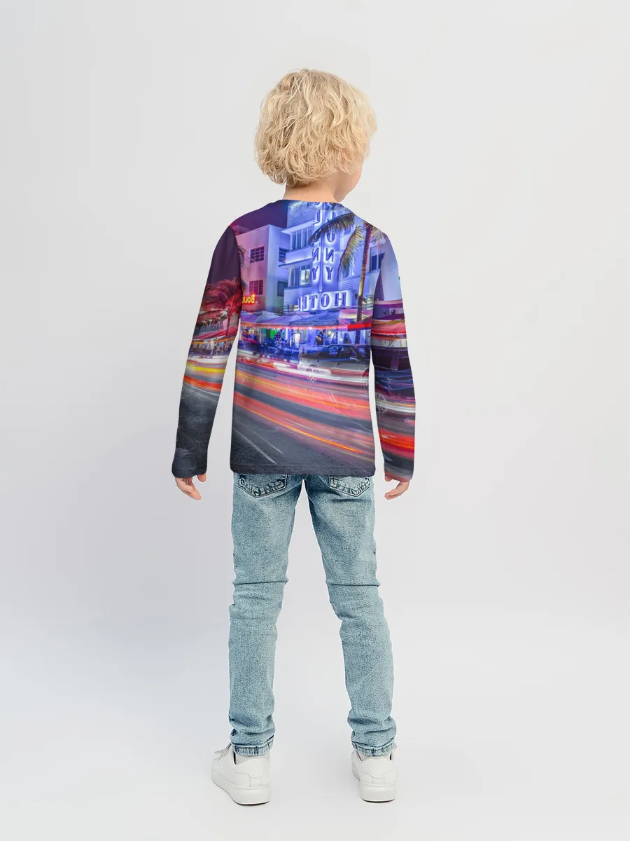 Детский лонгслив / Тимофей в стиле GTA