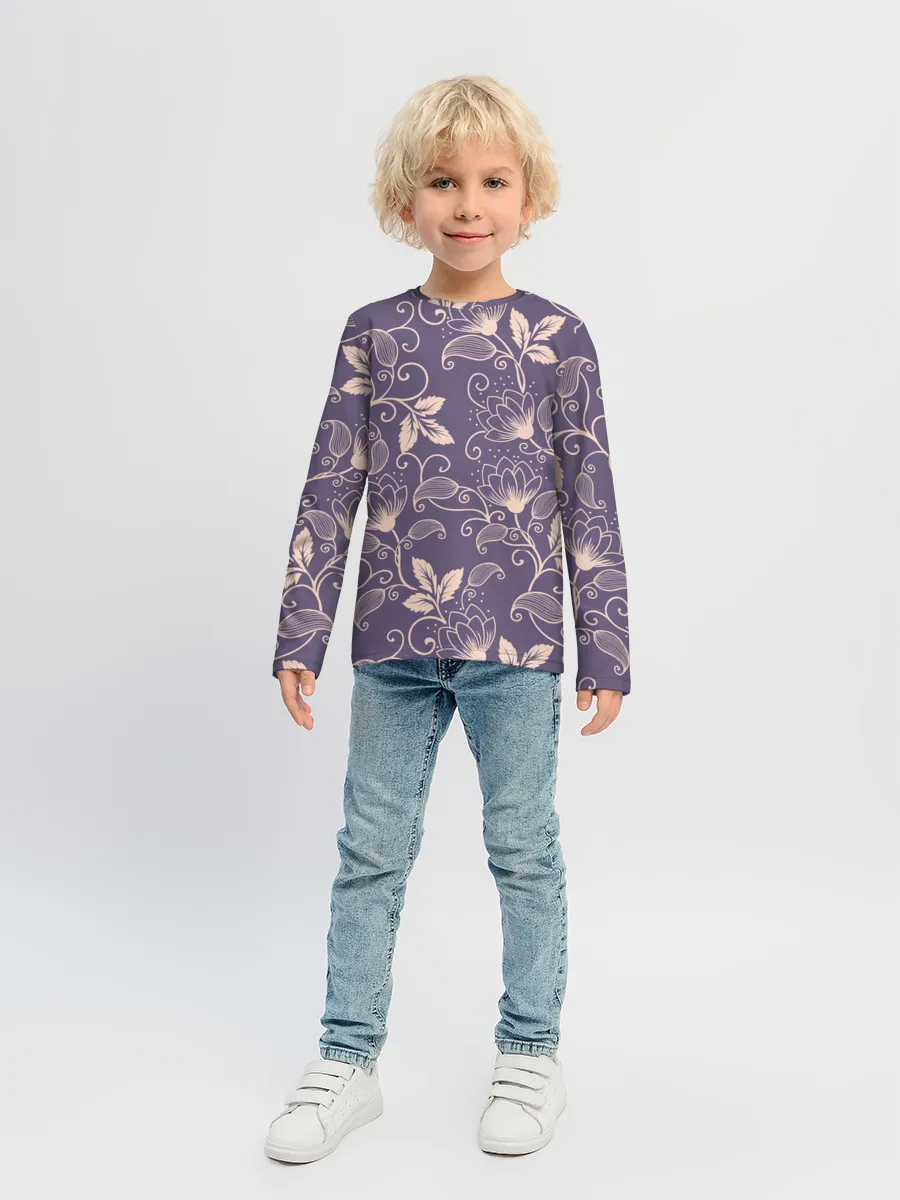 Детский лонгслив / Естественный стиль