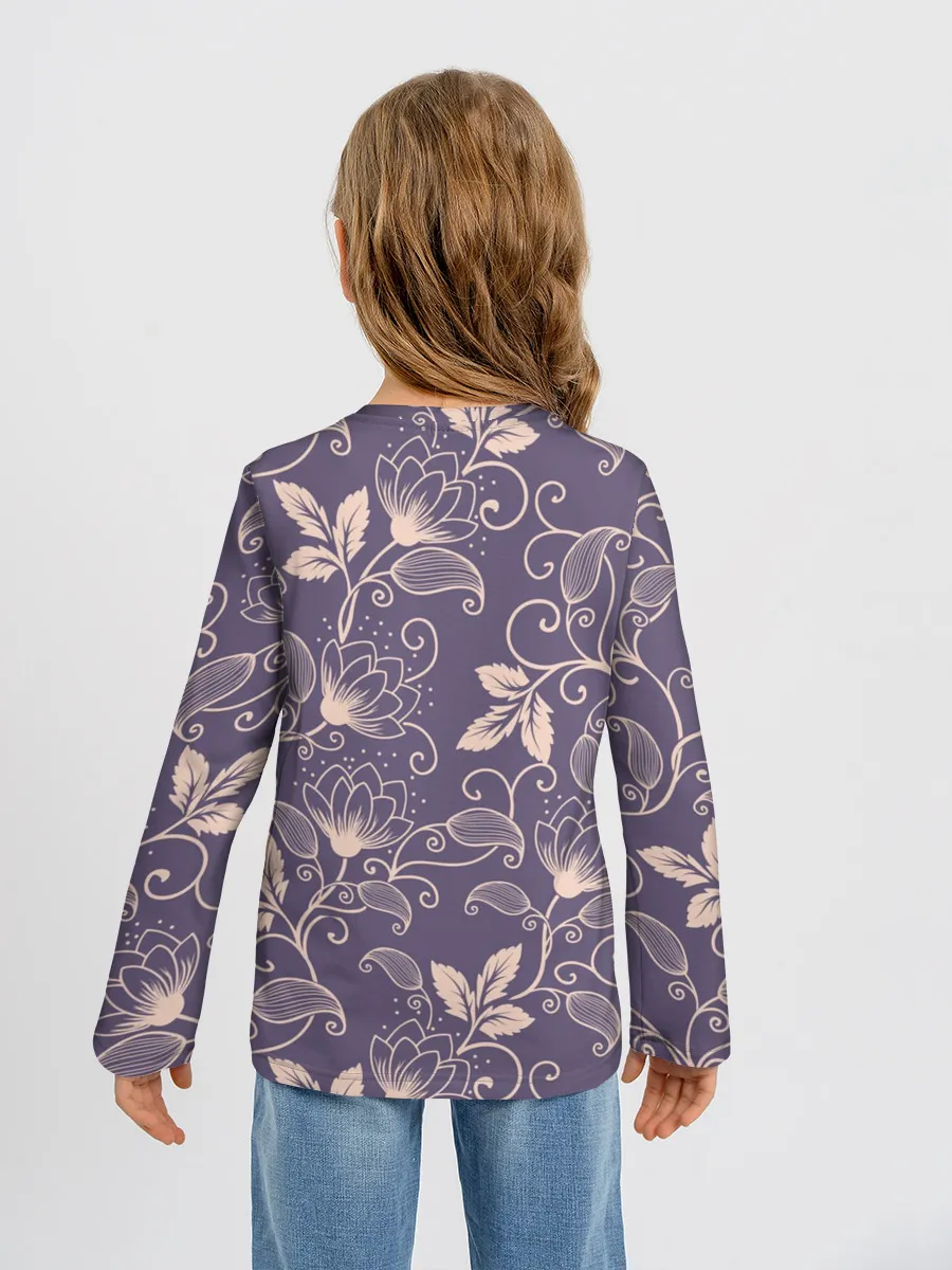 Детский лонгслив / Естественный стиль